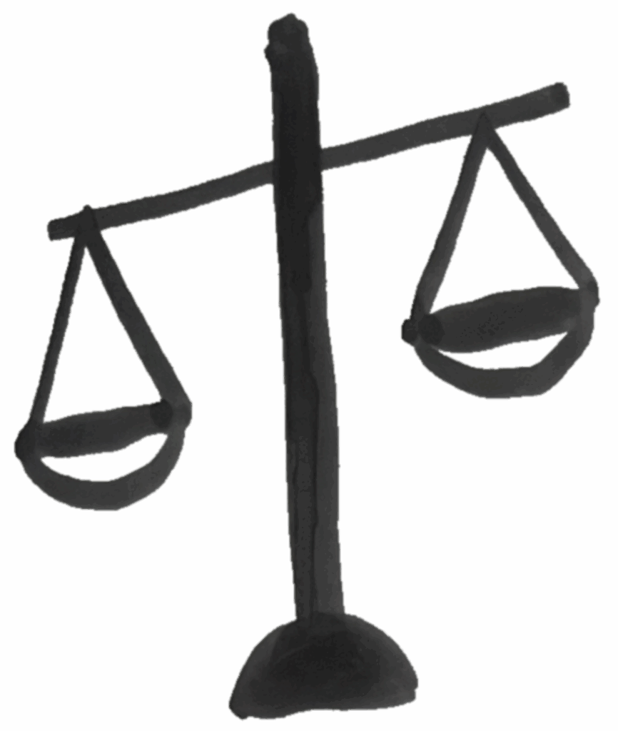 Illustration of a scale, symbolizing balance