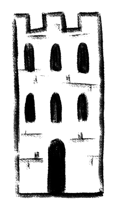 Illustration of a tower, symbolising growth